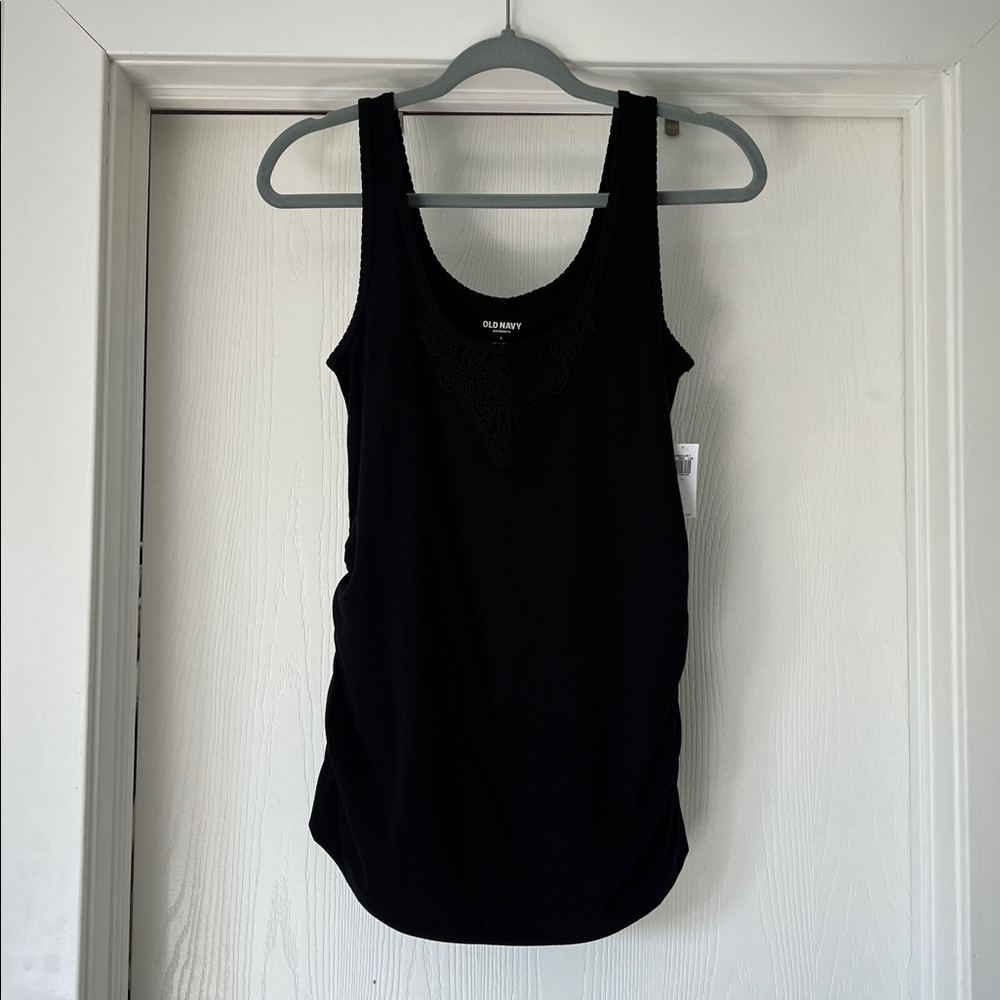 NWT Old Navy Black Maternity Tank Top